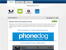 Tablet Screenshot of phonedogmedia.com